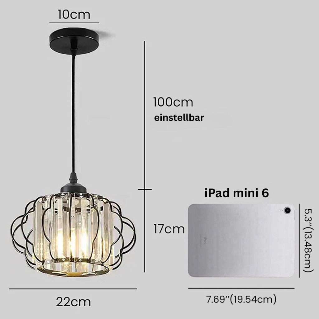 GlanzFlair: Lampada da soffitto in cristallo dorato moderna – elegante e luminosa per corridoio e sala da pranzo