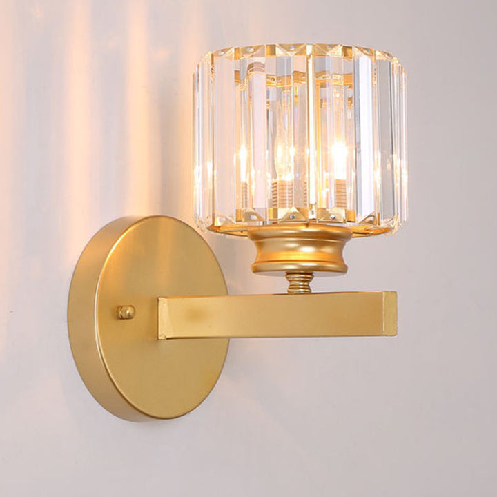 GlanzForma: Applique in cristallo rotonda e quadrata – decorativa ed efficiente dal punto di vista energetico per corridoi e sale da pranzo