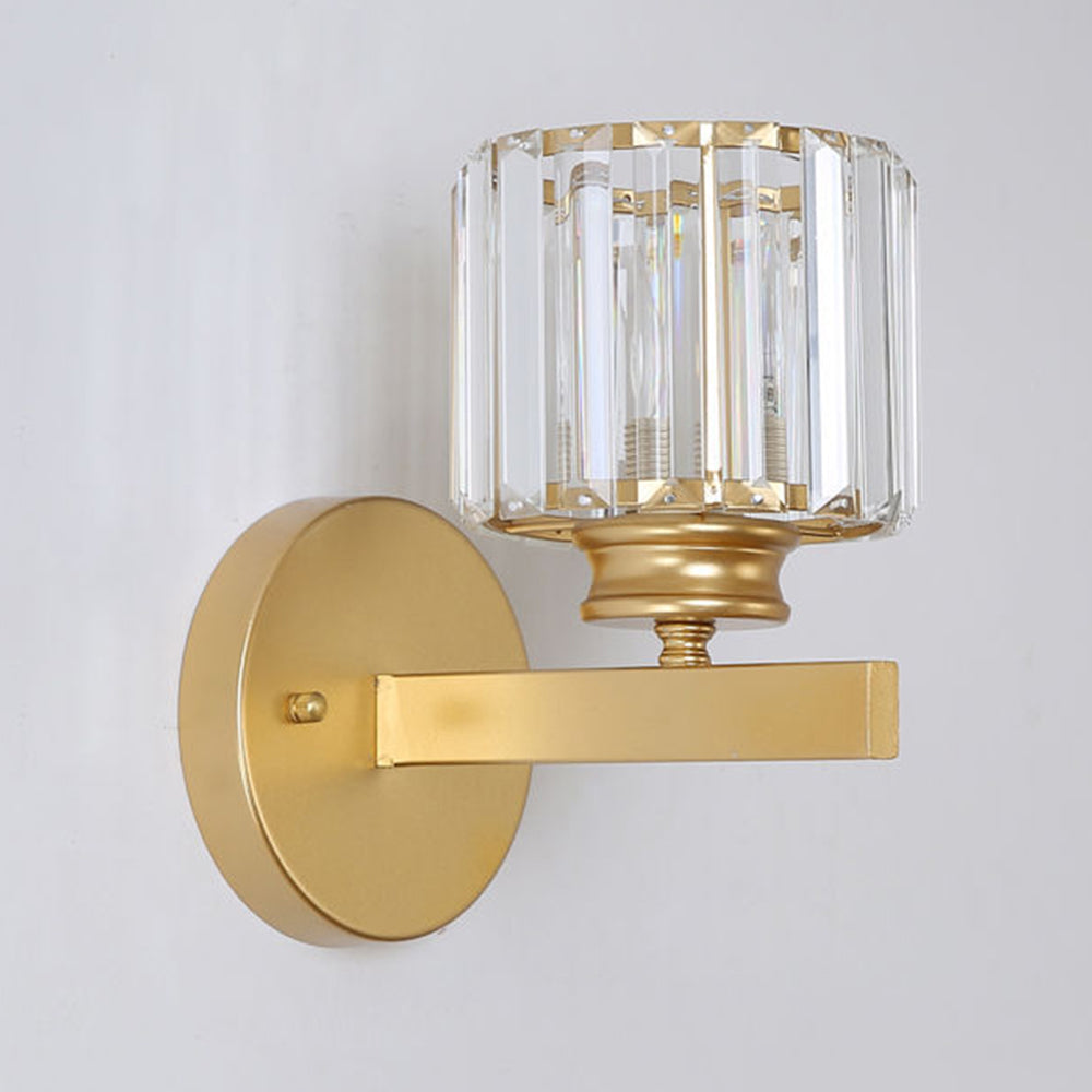 GlanzForma: Applique in cristallo rotonda e quadrata – decorativa ed efficiente dal punto di vista energetico per corridoi e sale da pranzo