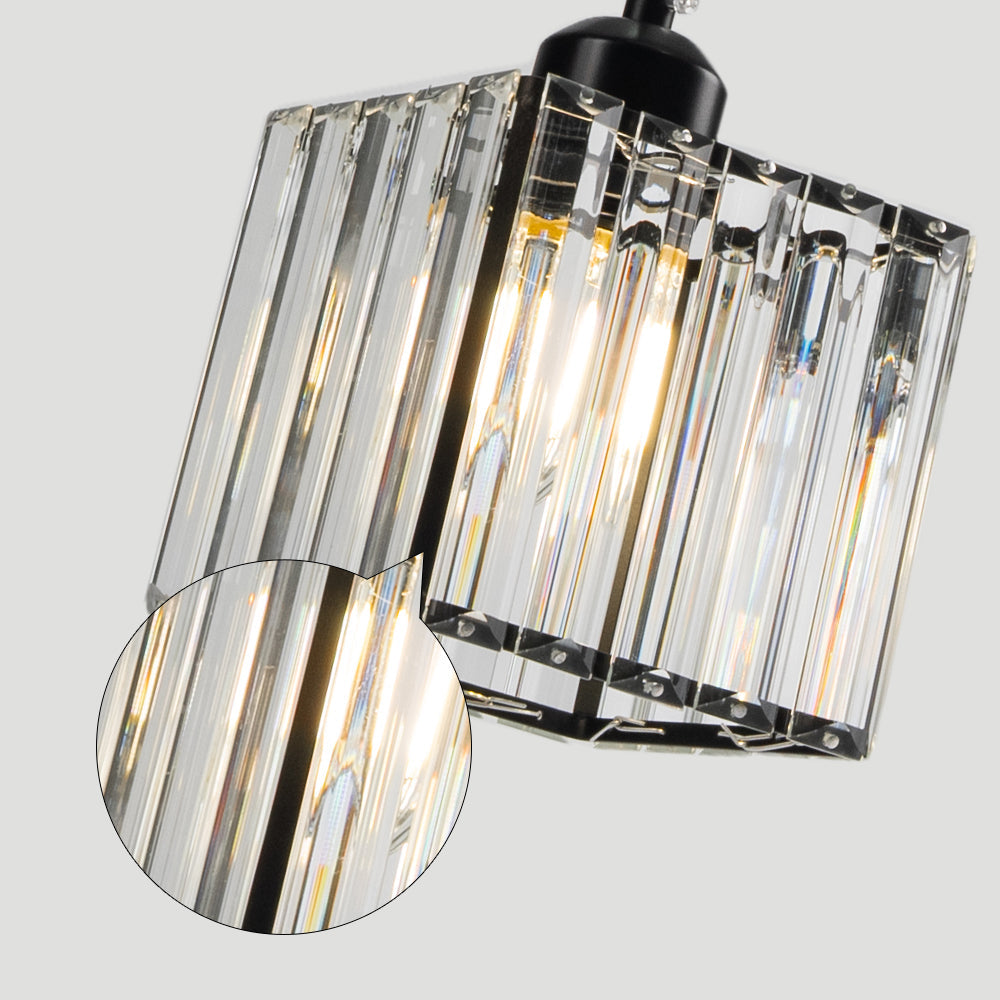 GlanzInsel: Lampadario in cristallo di design 3 fiamme – elegante e luminoso per cucina e zona pranzo