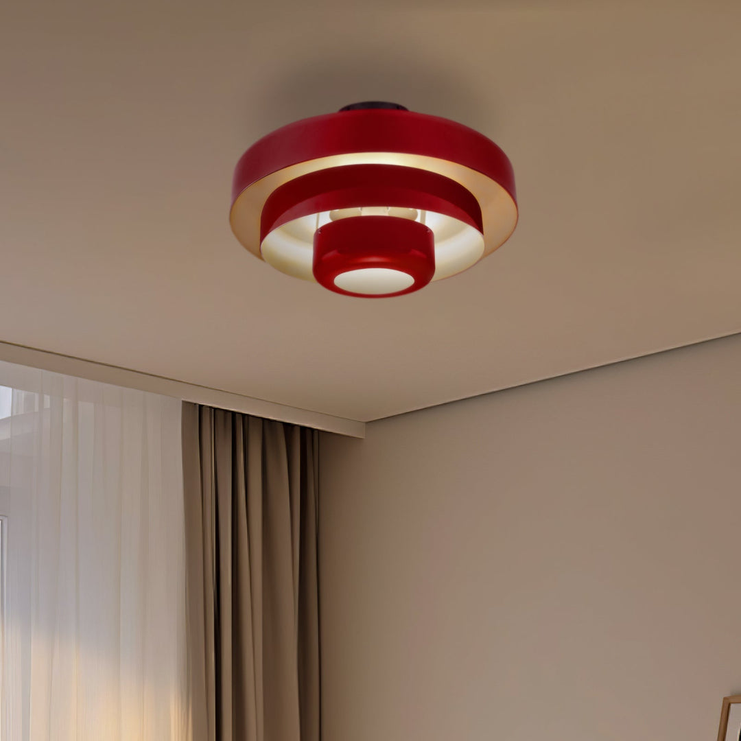 GlanzJahrhundert: Lampada da soffitto in ferro moderno design retro – decorativa e funzionale per sale da pranzo e aree soggiorno