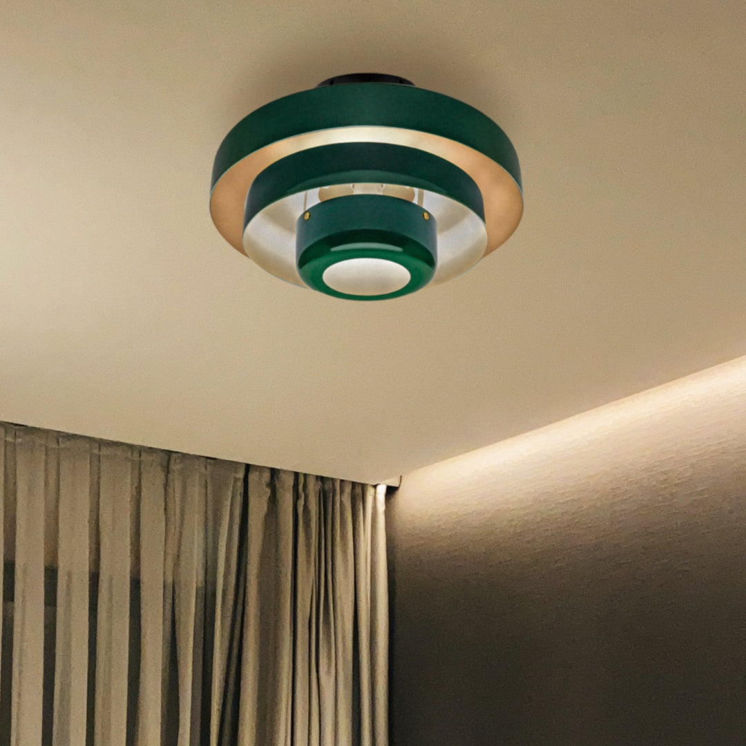 GlanzJahrhundert: Lampada da soffitto in ferro moderno design retro – decorativa e funzionale per sale da pranzo e aree soggiorno