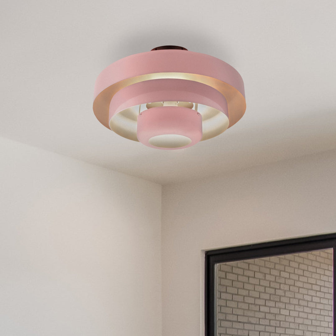 GlanzJahrhundert: Lampada da soffitto in ferro moderno design retro – decorativa e funzionale per sale da pranzo e aree soggiorno