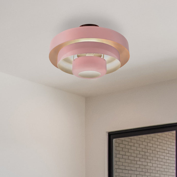 GlanzJahrhundert: Lampada da soffitto in ferro moderno design retro – decorativa e funzionale per sale da pranzo e aree soggiorno