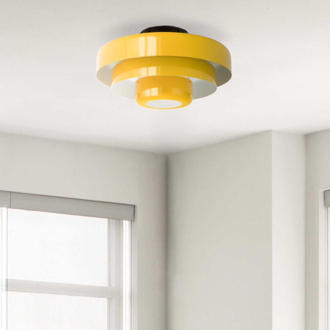 GlanzJahrhundert: Lampada da soffitto in ferro moderno design retro – decorativa e funzionale per sale da pranzo e aree soggiorno