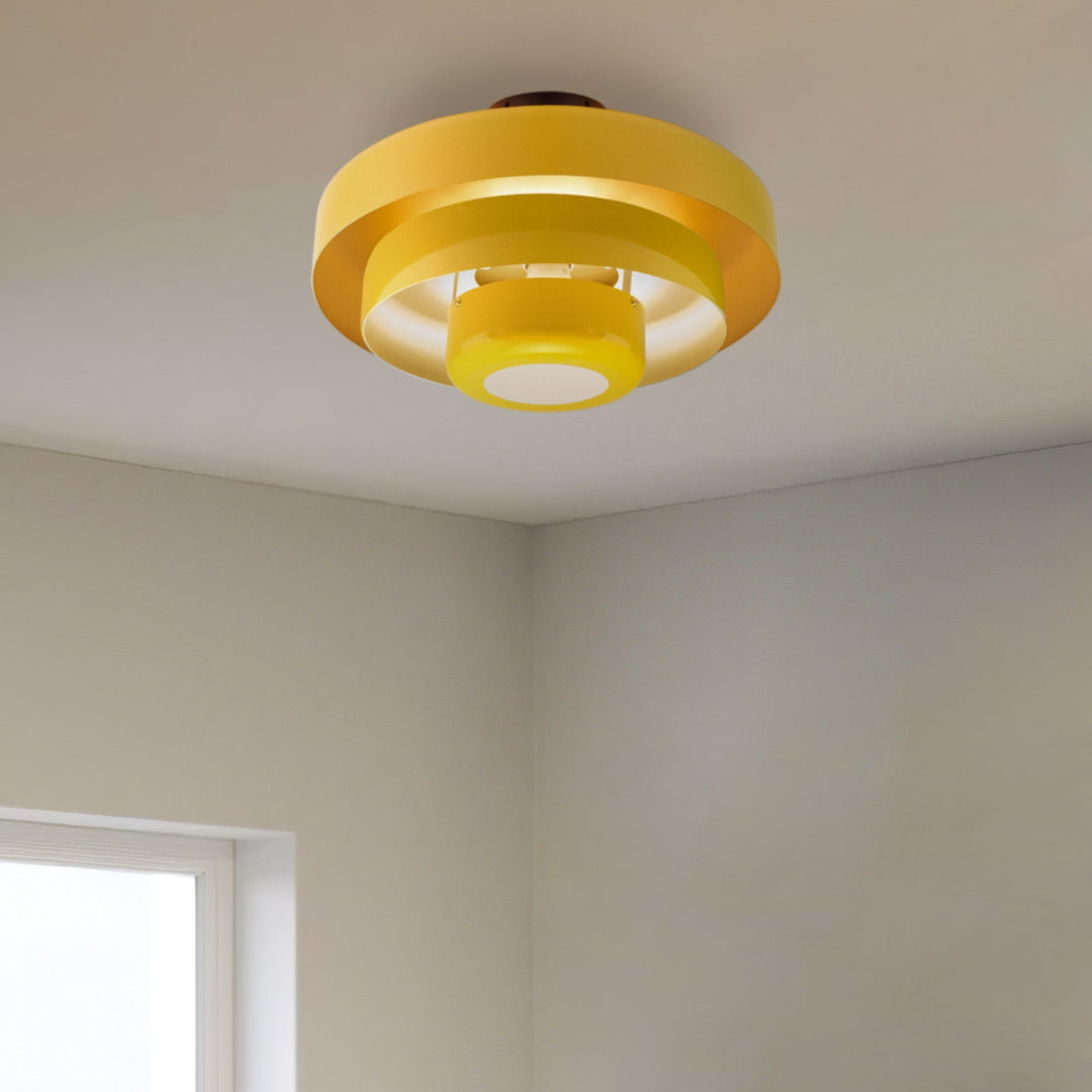 GlanzJahrhundert: Lampada da soffitto in ferro moderno design retro – decorativa e funzionale per sale da pranzo e aree soggiorno