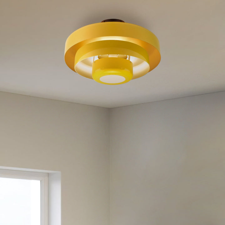 GlanzJahrhundert: Lampada da soffitto in ferro moderno design retro – decorativa e funzionale per sale da pranzo e aree soggiorno