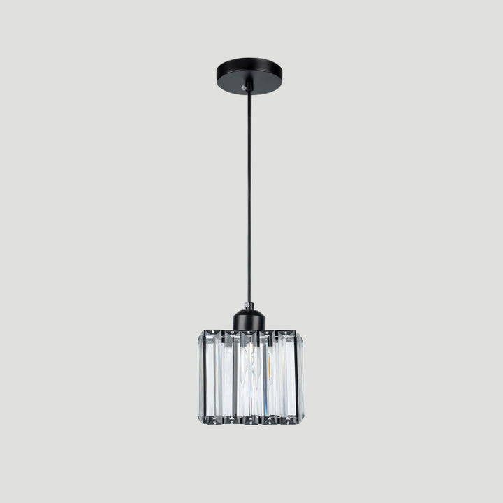 GlanzKüche: Lampada a sospensione in vetro nero moderna – decorativa ed energeticamente efficiente per isole cucina e aree pranzo