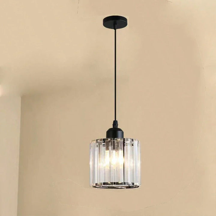 GlanzKüche: Lampada a sospensione in vetro nero moderna – decorativa ed energeticamente efficiente per isole cucina e aree pranzo