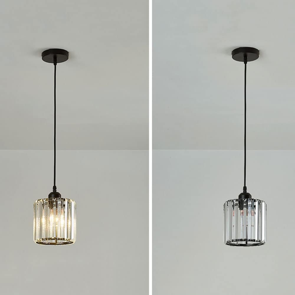GlanzKüche: Lampada a sospensione in vetro nero moderna – decorativa ed energeticamente efficiente per isole cucina e aree pranzo