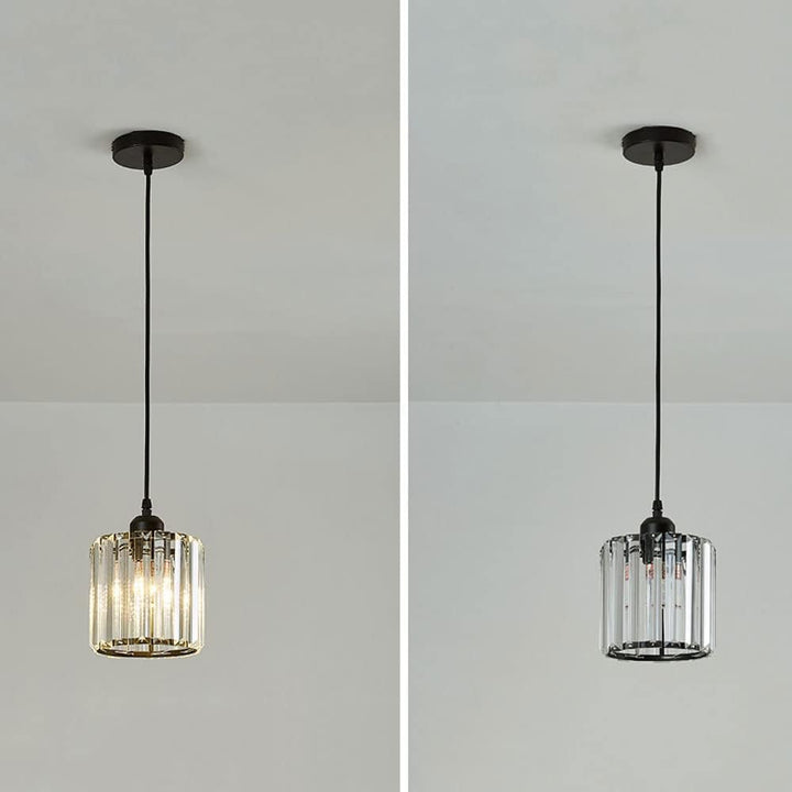 GlanzKüche: Lampada a sospensione in vetro nero moderna – decorativa ed energeticamente efficiente per isole cucina e aree pranzo