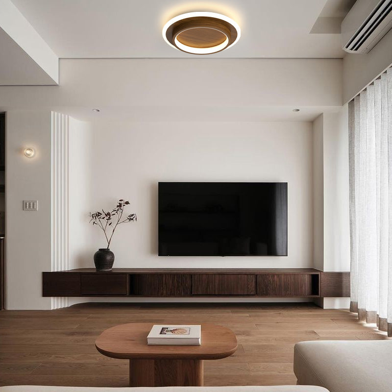 GlanzMetall: Moderno lampadario LED rotondo – decorativo ed efficiente dal punto di vista energetico per corridoi e aree living