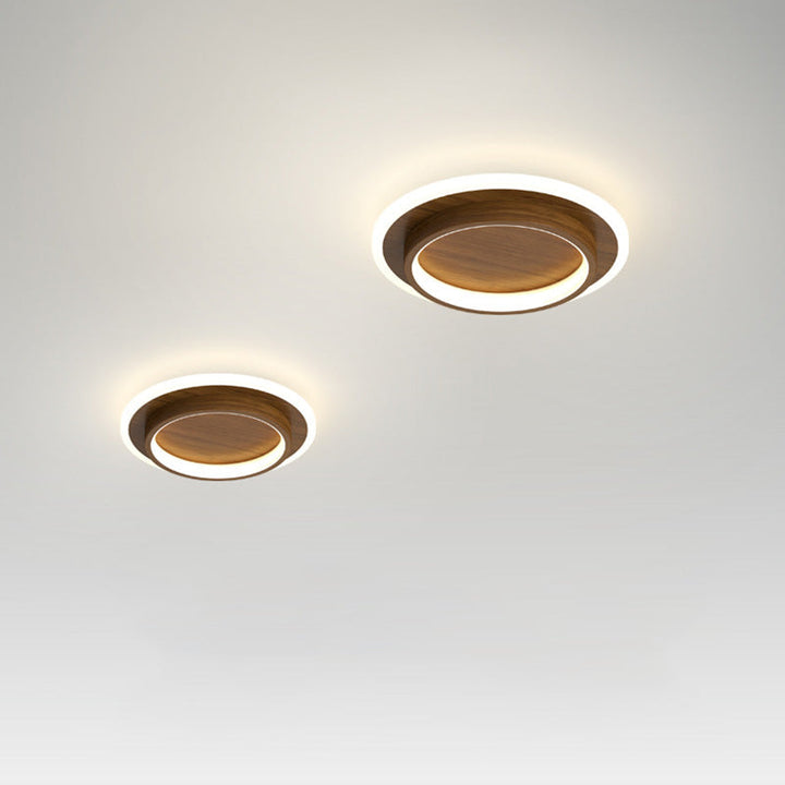 GlanzMetall: Moderno lampadario LED rotondo – decorativo ed efficiente dal punto di vista energetico per corridoi e aree living