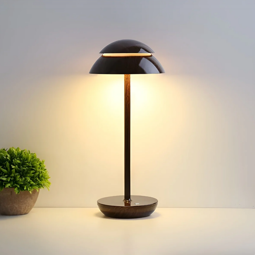 GlanzPilz: Lampada da tavolo LED moderna ricaricabile – Senza fili, dimmerabile e ricaricabile con funzione touch