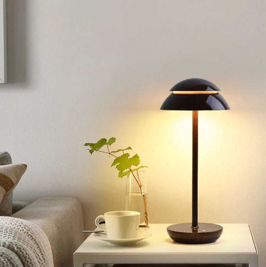 GlanzPilz: Lampada da tavolo LED moderna ricaricabile – Senza fili, dimmerabile e ricaricabile con funzione touch