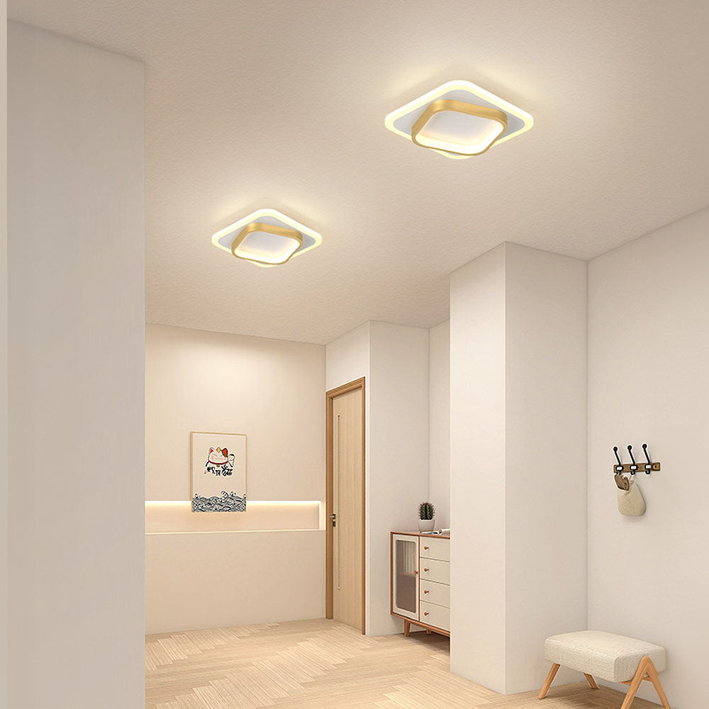 GlanzRaum: Lampada da soffitto LED moderna – elegante e luminosa per il soggiorno