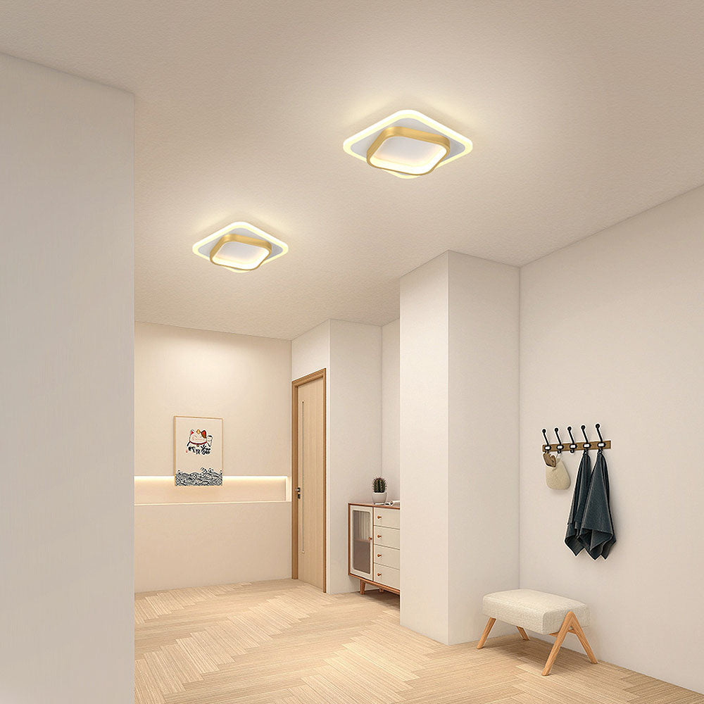 GlanzRaum: Lampada da soffitto LED moderna – elegante e luminosa per il soggiorno