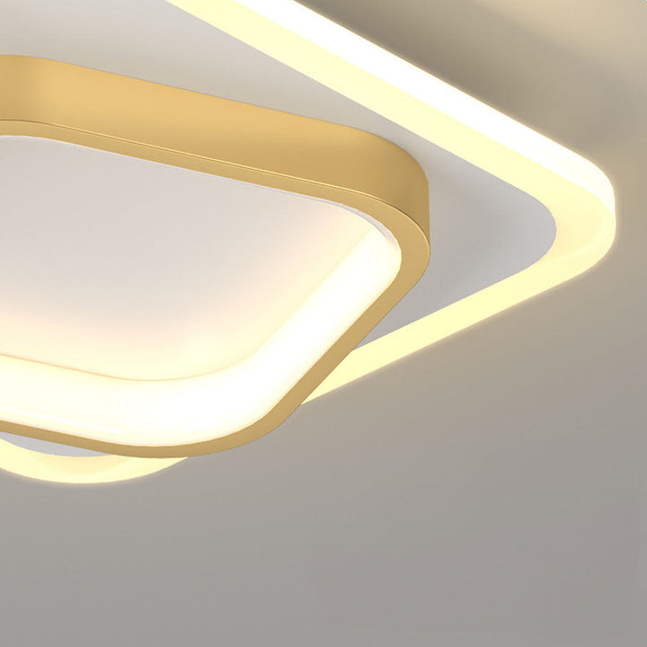 GlanzRaum: Lampada da soffitto LED moderna – elegante e luminosa per il soggiorno