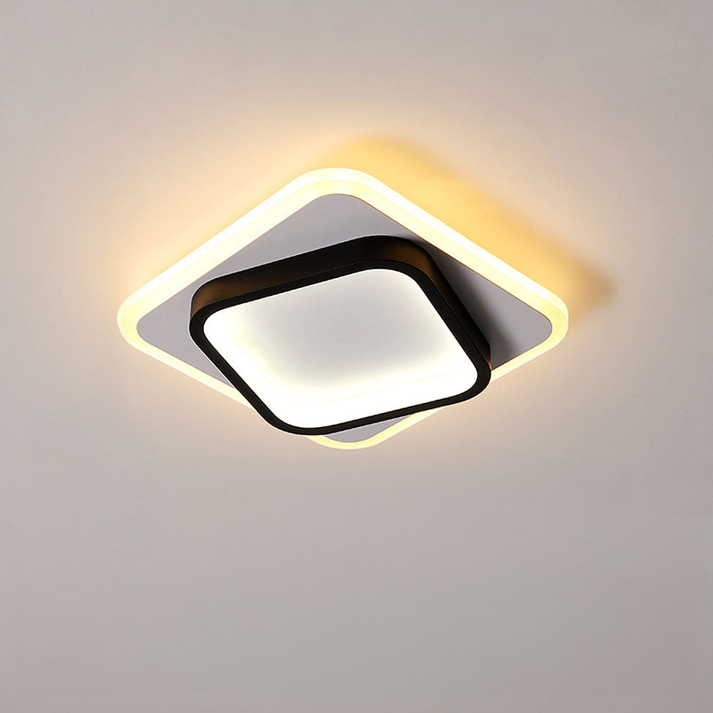 GlanzRaum: Lampada da soffitto LED moderna – elegante e luminosa per il soggiorno