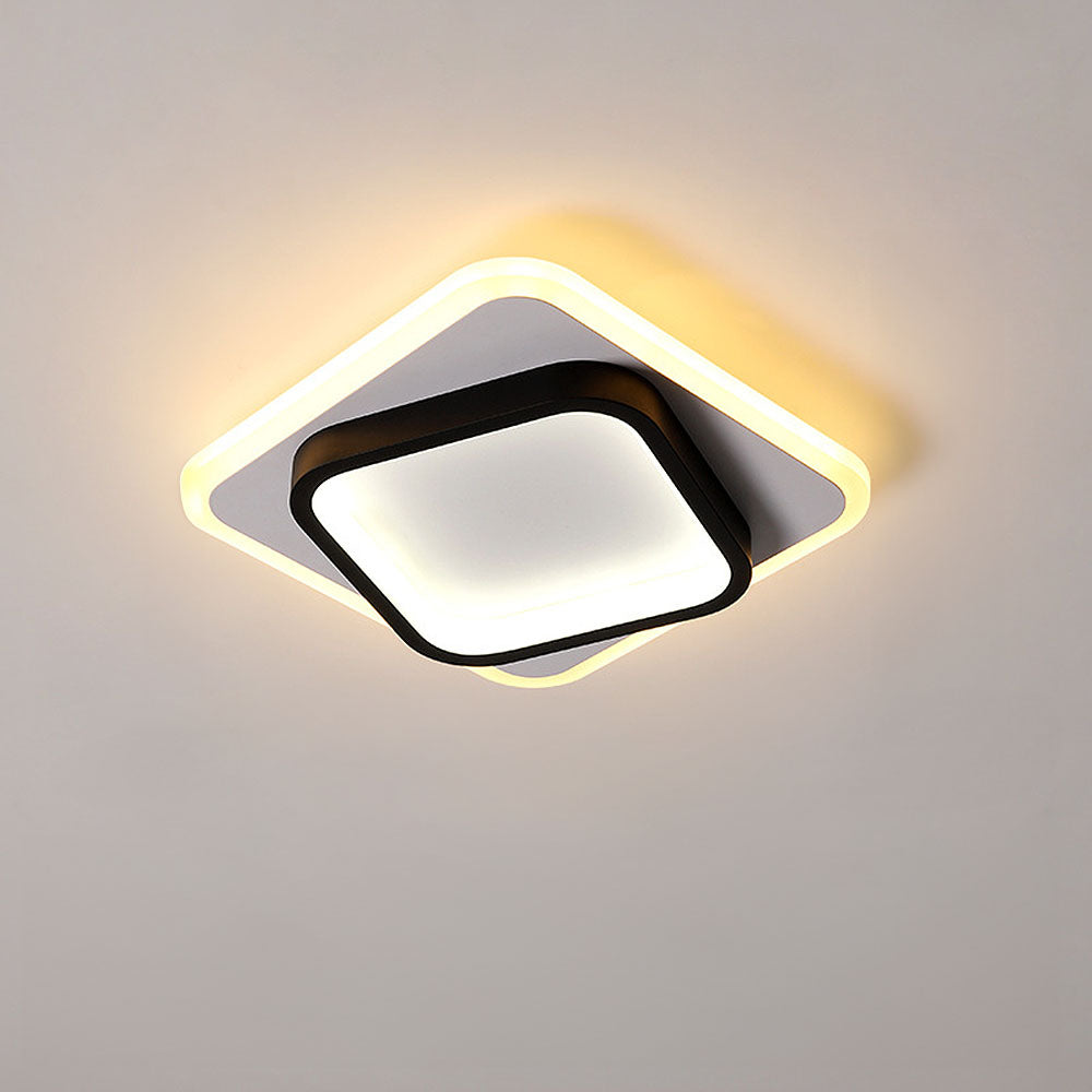 GlanzRaum: Lampada da soffitto LED moderna – elegante e luminosa per il soggiorno