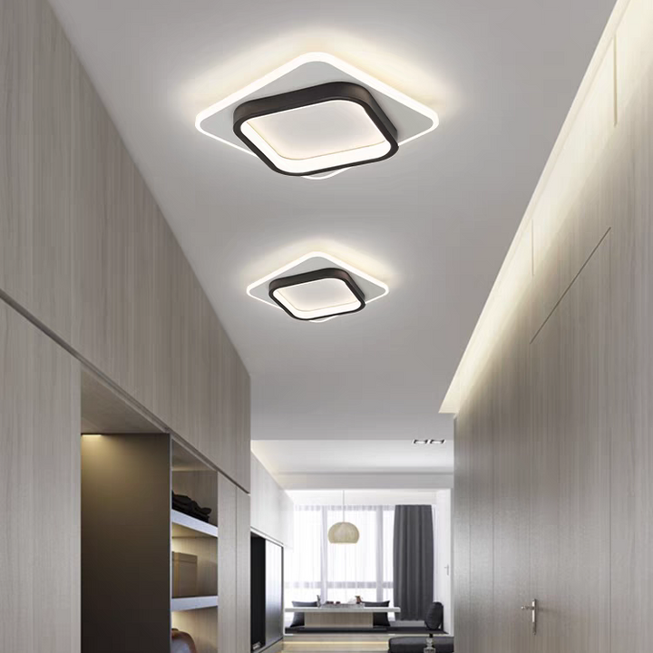 GlanzRaum: Lampada da soffitto LED moderna – elegante e luminosa per il soggiorno