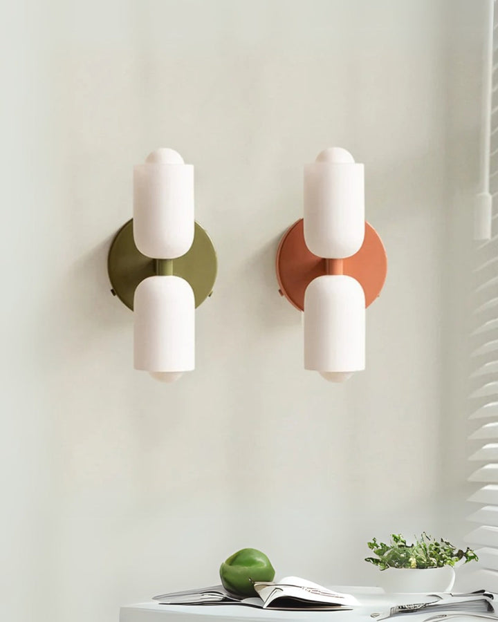 GlanzSphäre: Applique moderna – lampada a sfera in vetro doppio con luce calda, decorativa per camera da letto e soggiorno