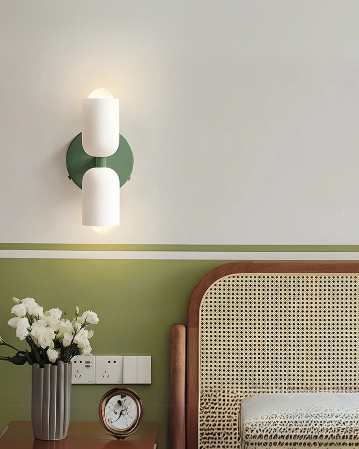 GlanzSphäre: Applique moderna – lampada a sfera in vetro doppio con luce calda, decorativa per camera da letto e soggiorno