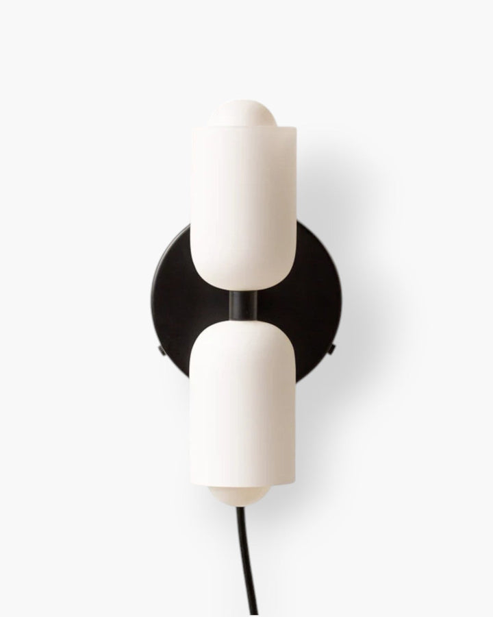GlanzSphäre: Applique moderna – lampada a sfera in vetro doppio con luce calda, decorativa per camera da letto e soggiorno