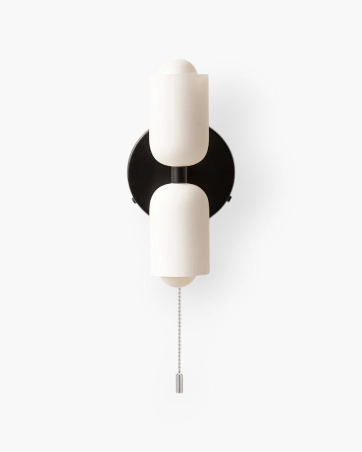 GlanzSphäre: Applique moderna – lampada a sfera in vetro doppio con luce calda, decorativa per camera da letto e soggiorno