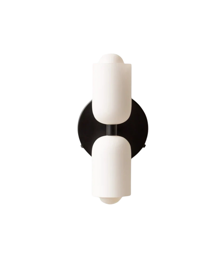 GlanzSphäre: Applique moderna – lampada a sfera in vetro doppio con luce calda, decorativa per camera da letto e soggiorno