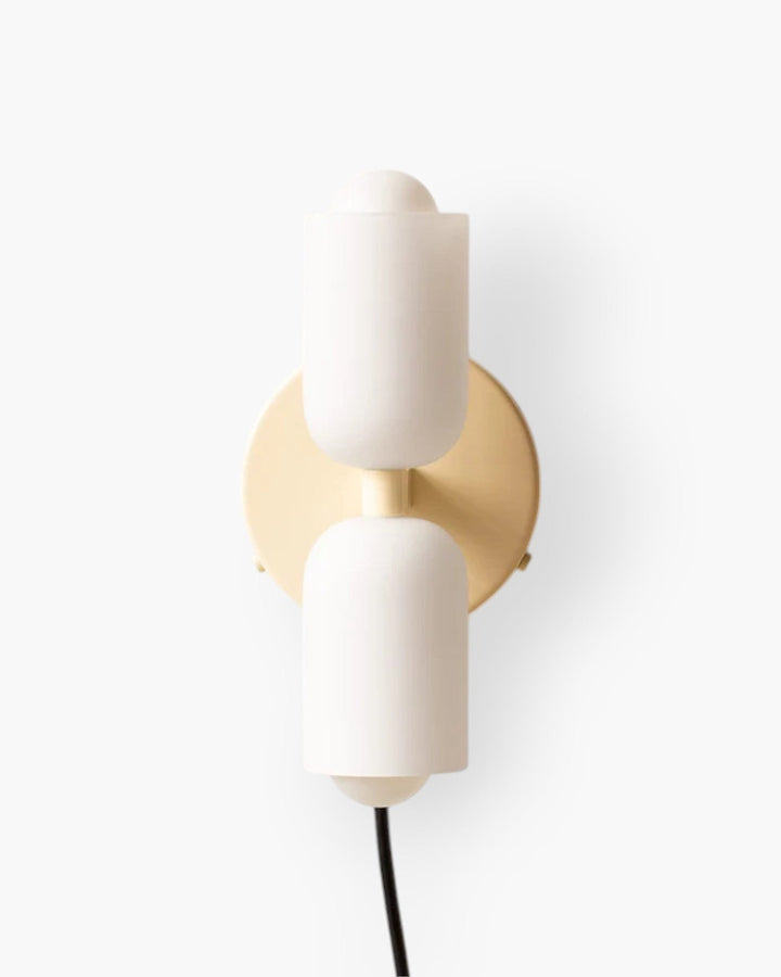 GlanzSphäre: Applique moderna – lampada a sfera in vetro doppio con luce calda, decorativa per camera da letto e soggiorno