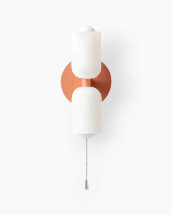 GlanzSphäre: Applique moderna – lampada a sfera in vetro doppio con luce calda, decorativa per camera da letto e soggiorno