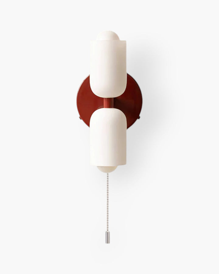 GlanzSphäre: Applique moderna – lampada a sfera in vetro doppio con luce calda, decorativa per camera da letto e soggiorno