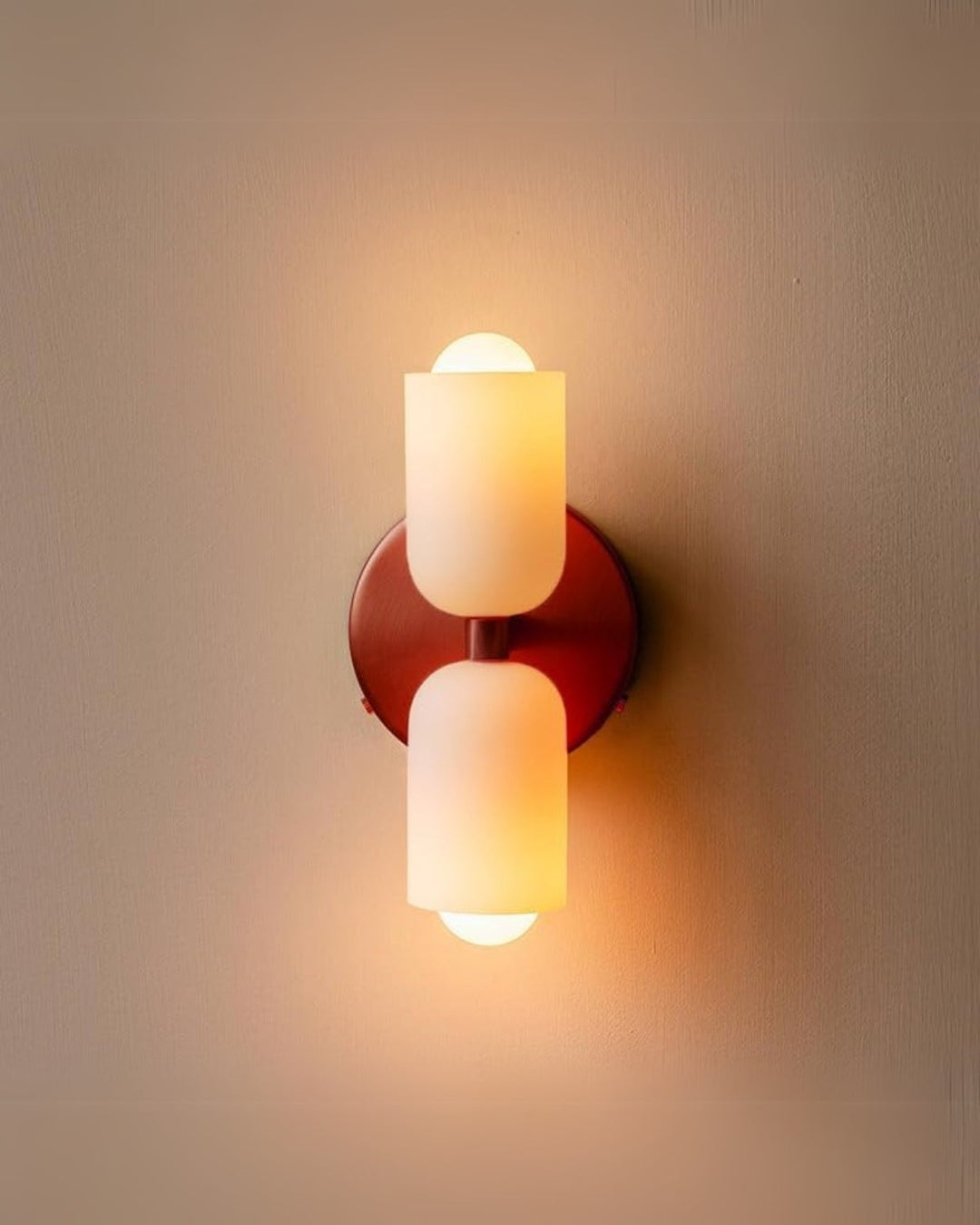 GlanzSphäre: Applique moderna – lampada a sfera in vetro doppio con luce calda, decorativa per camera da letto e soggiorno