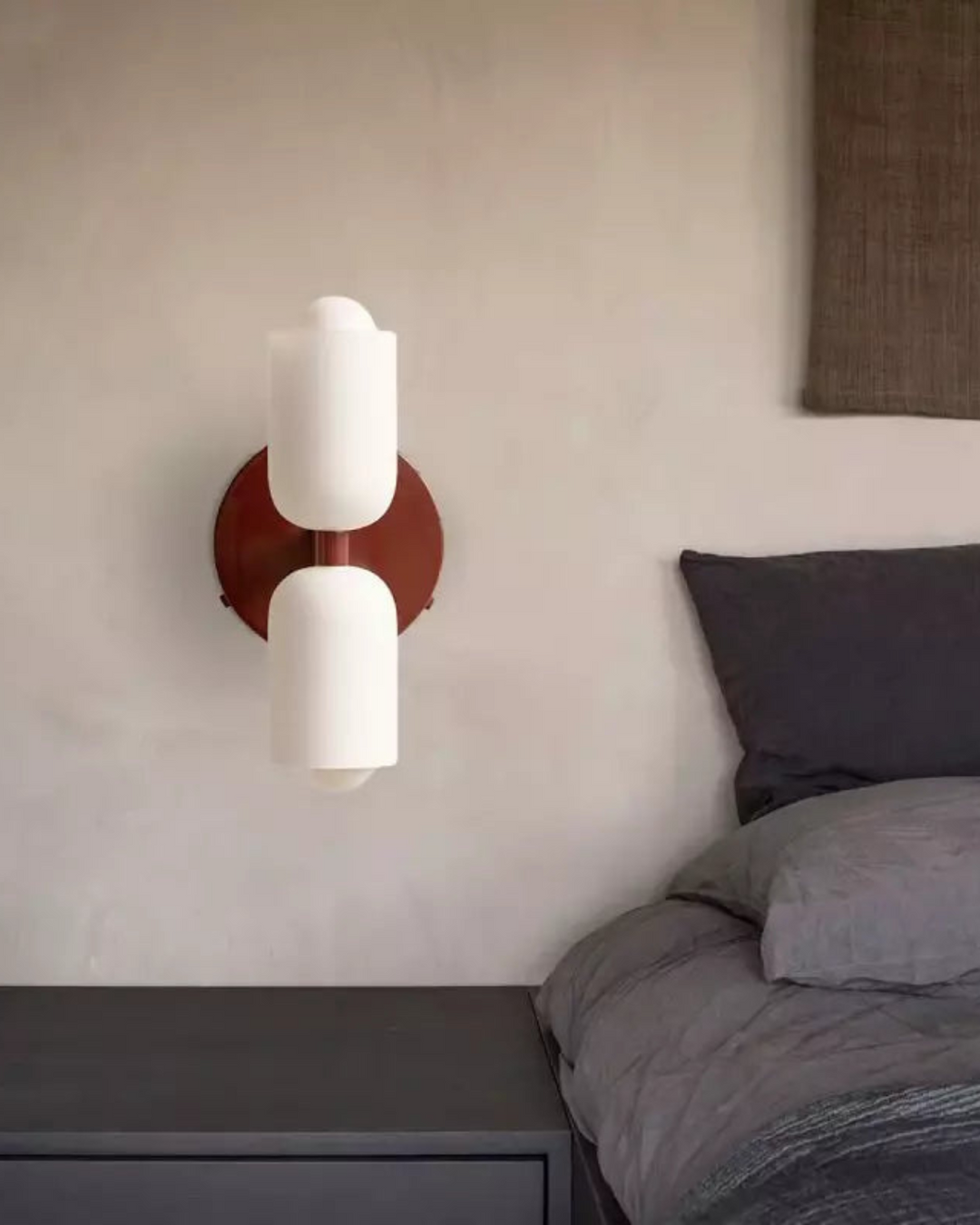 GlanzSphäre: Applique moderna – lampada a sfera in vetro doppio con luce calda, decorativa per camera da letto e soggiorno