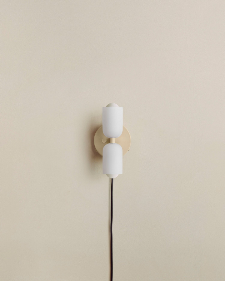 GlanzSphäre: Applique moderna – lampada a sfera in vetro doppio con luce calda, decorativa per camera da letto e soggiorno