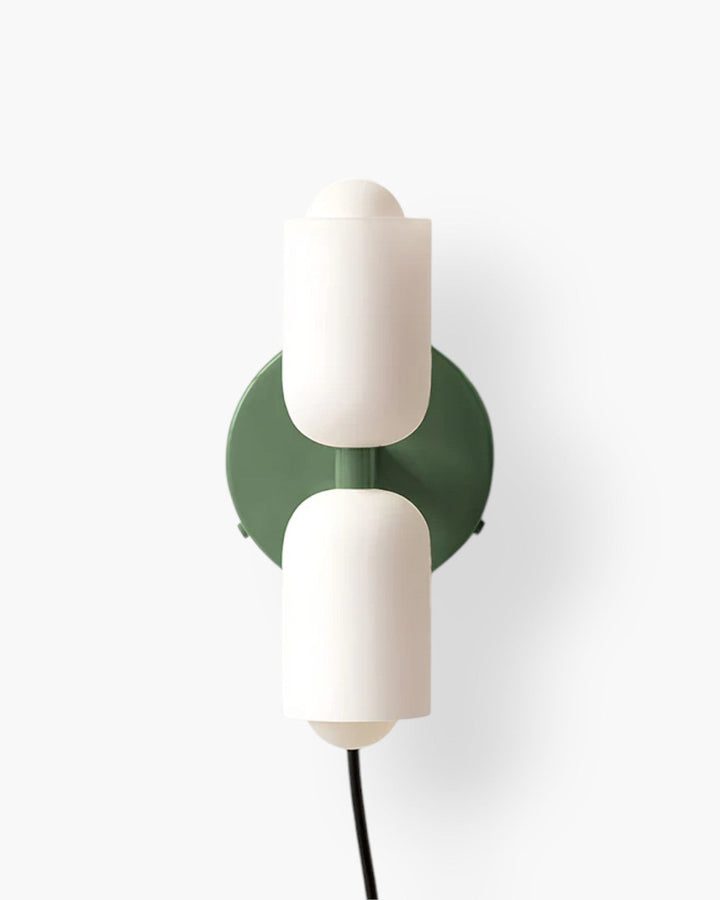 GlanzSphäre: Applique moderna – lampada a sfera in vetro doppio con luce calda, decorativa per camera da letto e soggiorno