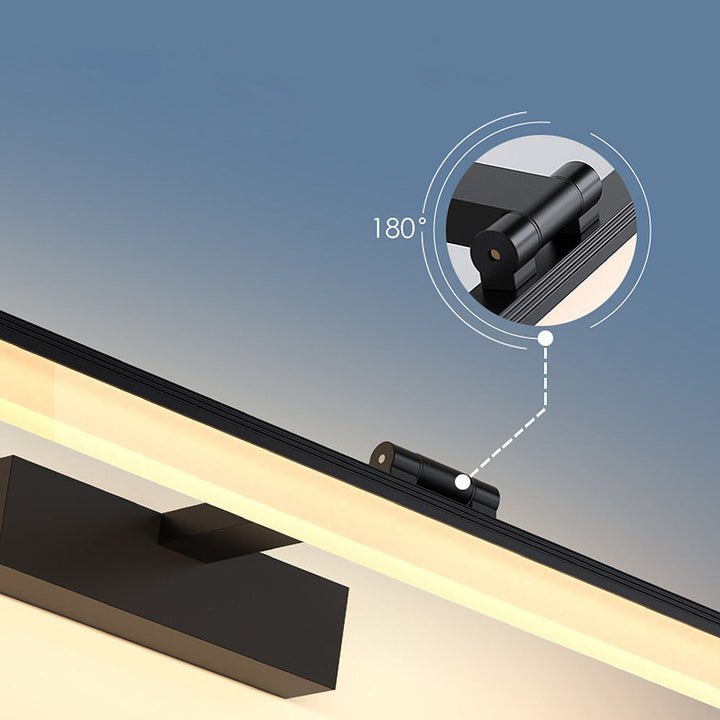 GlanzSpiegel: Applique LED minimalista – elegante ed energeticamente efficiente per il bagno