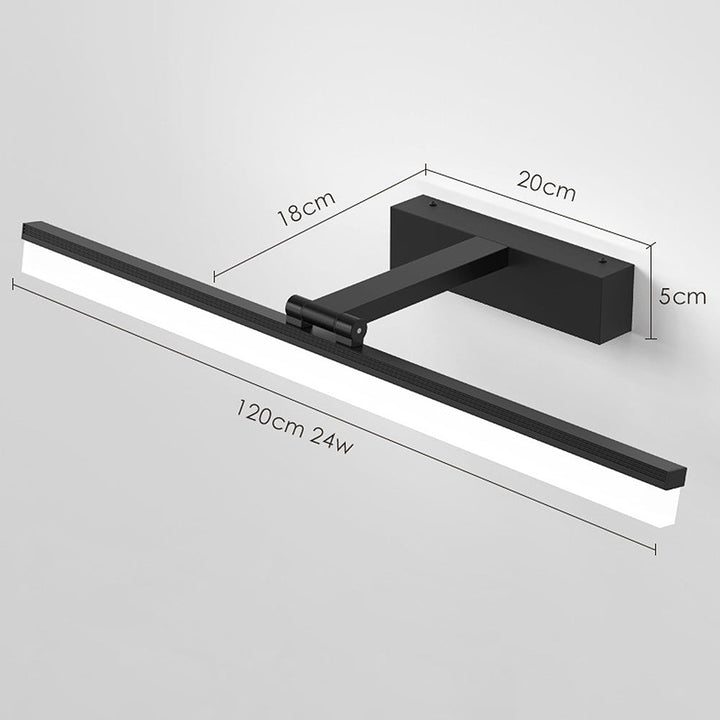 GlanzSpiegel: Applique LED minimalista – elegante ed energeticamente efficiente per il bagno