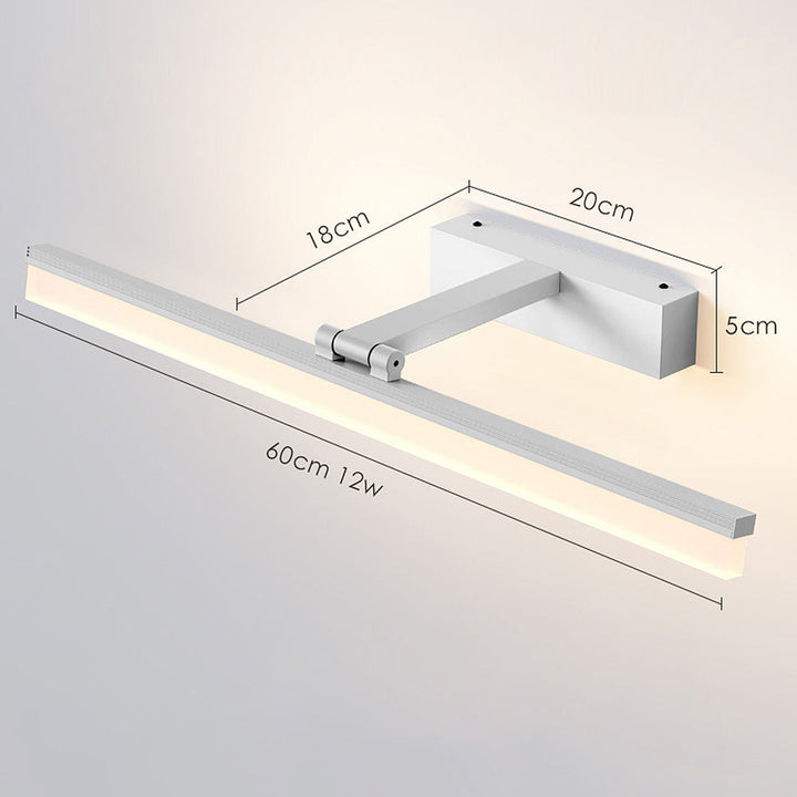 GlanzSpiegel: Applique LED minimalista – elegante ed energeticamente efficiente per il bagno