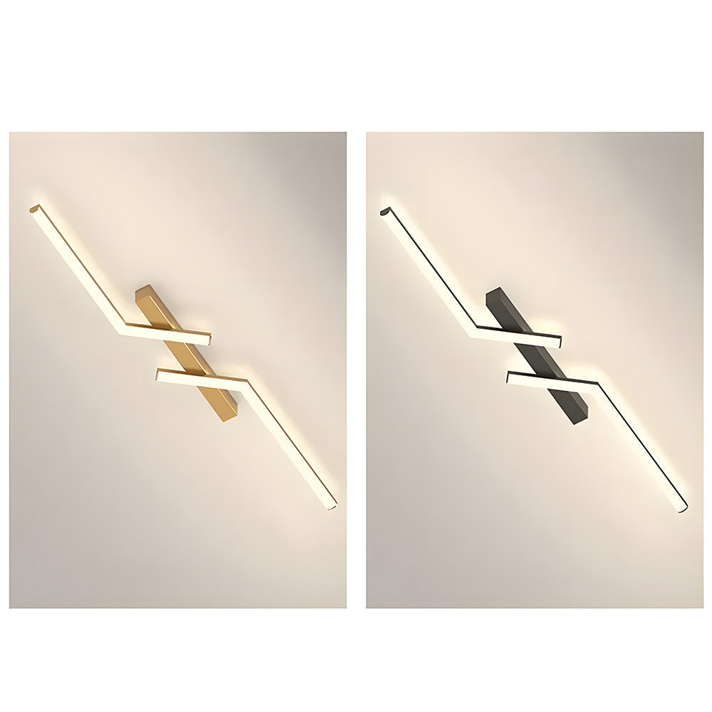 GlanzStreifen: Lampada da soffitto LED allungata semplice – decorativa ed efficiente dal punto di vista energetico per cucina e corridoio