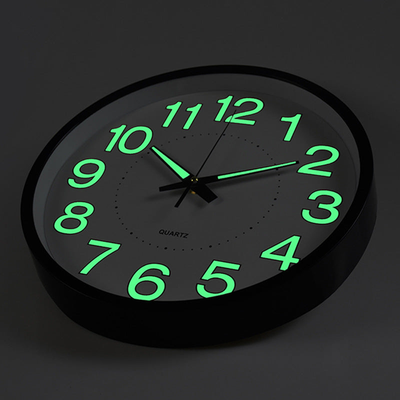 GlanzTick: Orologio a muro LED grande con display luminoso e design elegante – per corridoio e soggiorno