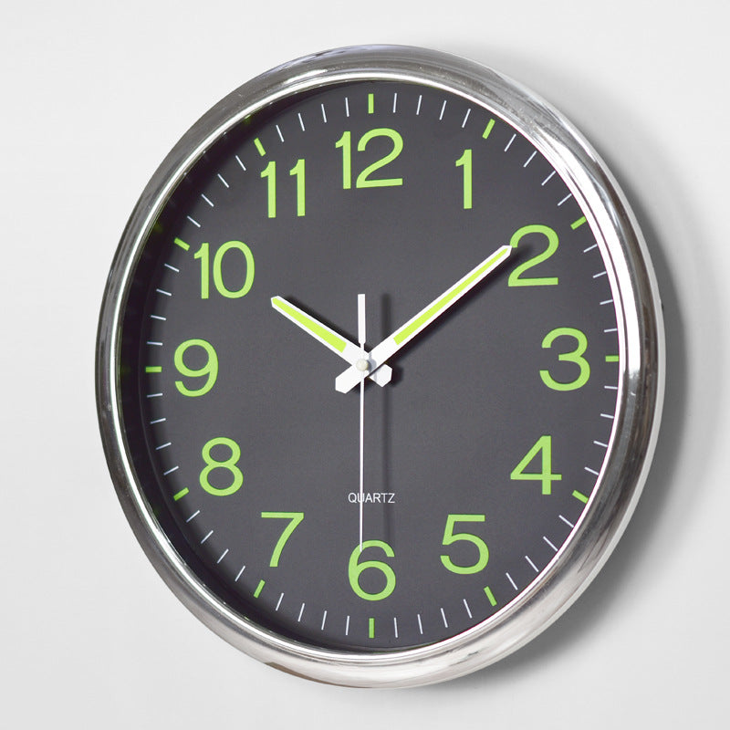 GlanzTick: Orologio a muro LED grande con display luminoso e design elegante – per corridoio e soggiorno