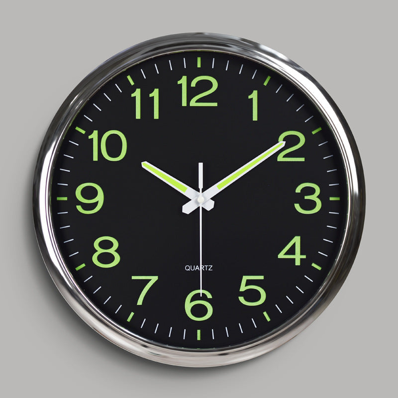 GlanzTick: Orologio a muro LED grande con display luminoso e design elegante – per corridoio e soggiorno