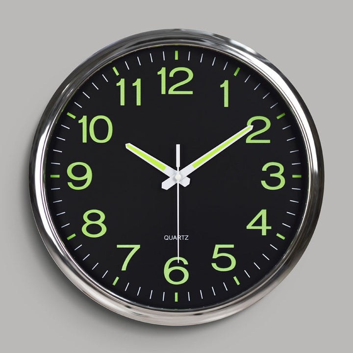 GlanzTick: Orologio a muro LED grande con display luminoso e design elegante – per corridoio e soggiorno