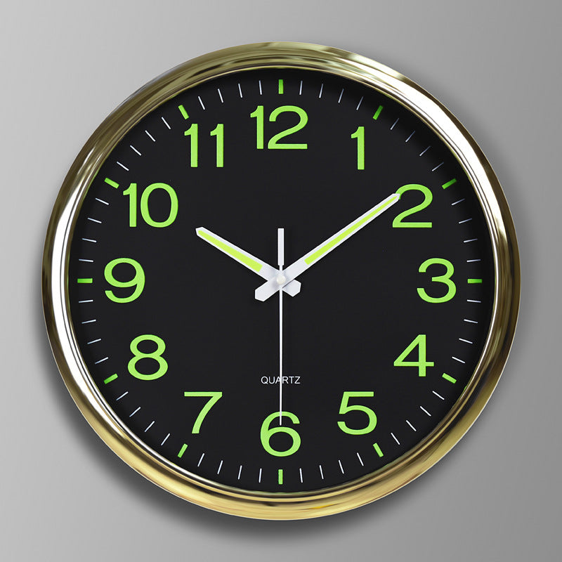 GlanzTick: Orologio a muro LED grande con display luminoso e design elegante – per corridoio e soggiorno