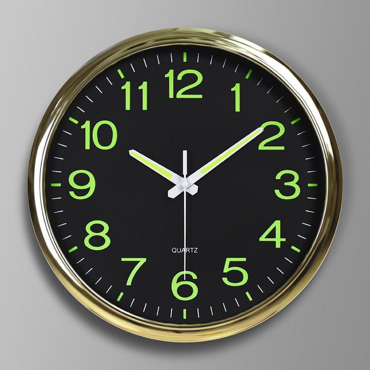GlanzTick: Orologio a muro LED grande con display luminoso e design elegante – per corridoio e soggiorno