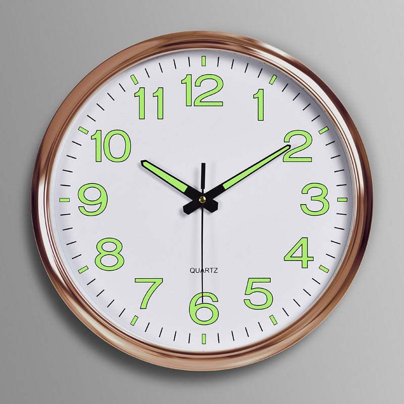 GlanzTick: Orologio a muro LED grande con display luminoso e design elegante – per corridoio e soggiorno