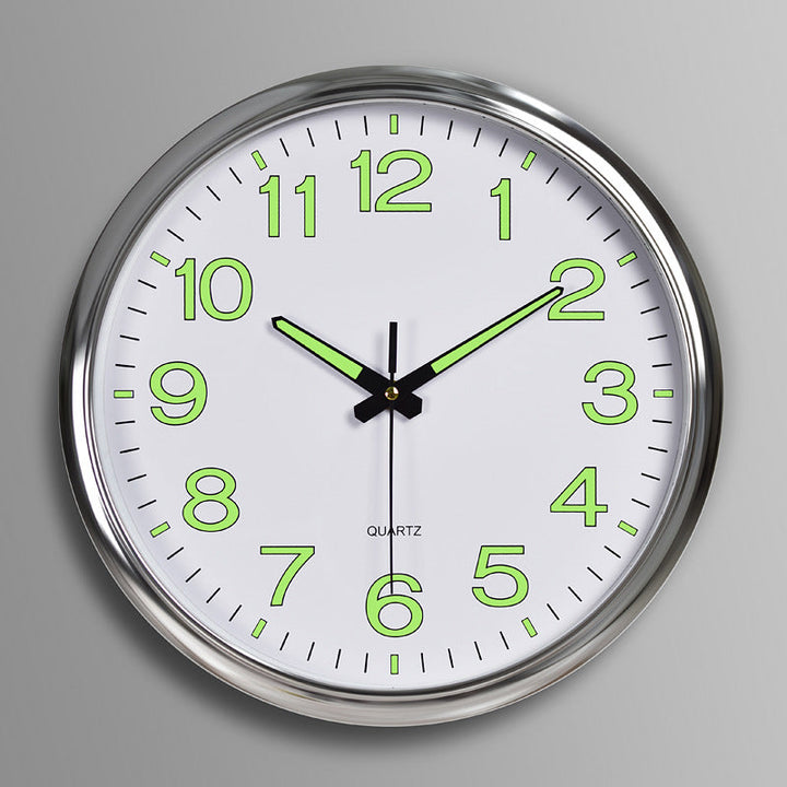 GlanzTick: Orologio a muro LED grande con display luminoso e design elegante – per corridoio e soggiorno