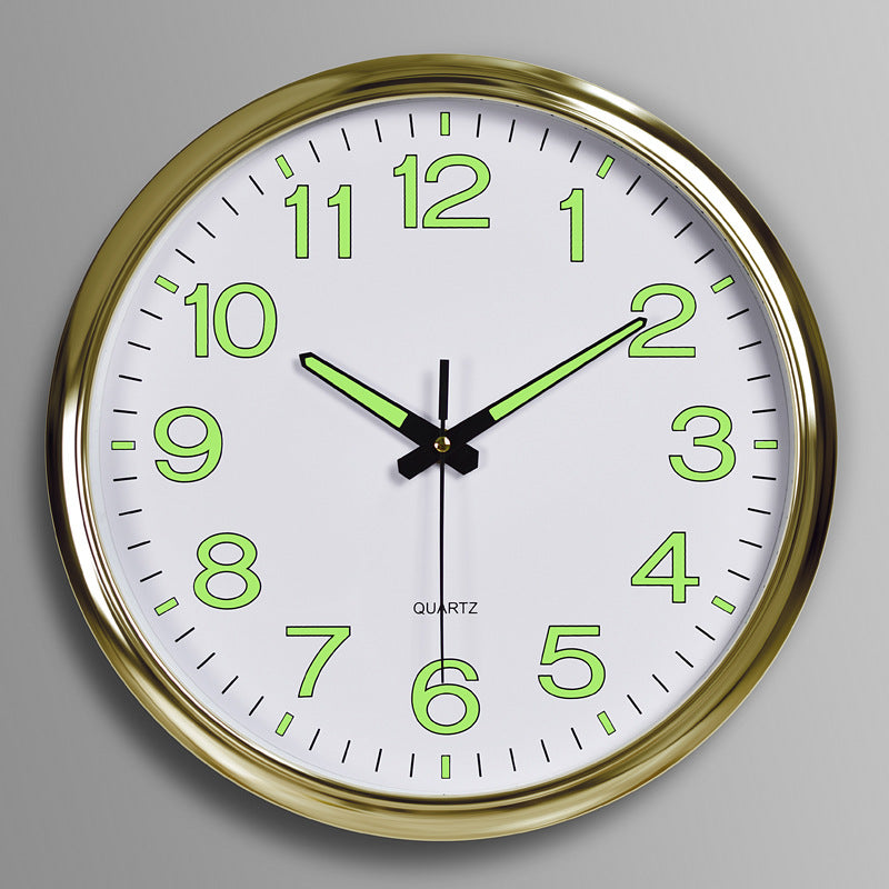 GlanzTick: Orologio a muro LED grande con display luminoso e design elegante – per corridoio e soggiorno